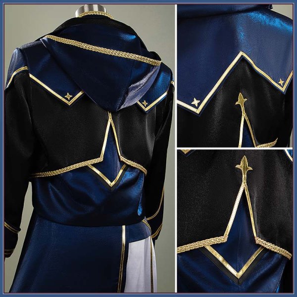 画像8: 【20％OFF】バーチャルYouTuber vtuber ましろ爻 SYMPHONIA 5周年ライブ衣装 コスプレ衣装 (8)