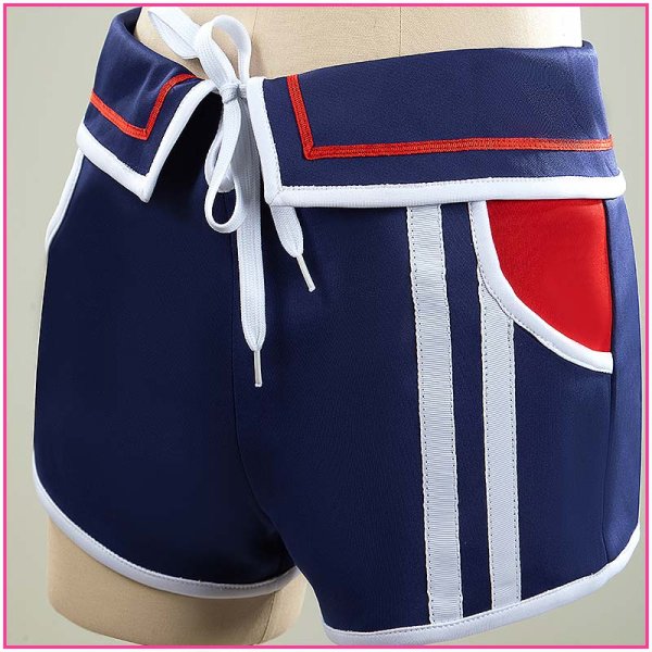 画像8: 【25％OFF】ウマ娘 プリティーダービー 夏凪ネイビードロップ シュヴァルグラン 水着 コスプレ衣装 (8)