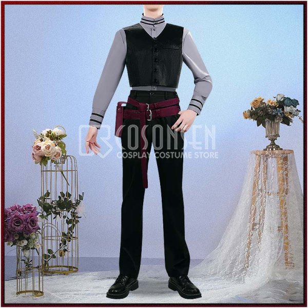 画像4: 【25％OFF】バーチャルYouTuber Vtuber 佐伯イッテツ 新衣装 コスプレ衣装 (4)