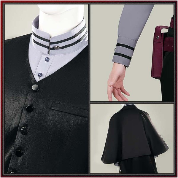 画像6: 【25％OFF】バーチャルYouTuber Vtuber 佐伯イッテツ 新衣装 コスプレ衣装 (6)