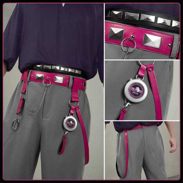 画像11: 【25％OFF】バーチャルYouTuber Vtuber 渡会ひばり 悪魔退治風 新衣装 コスプレ衣装 (11)