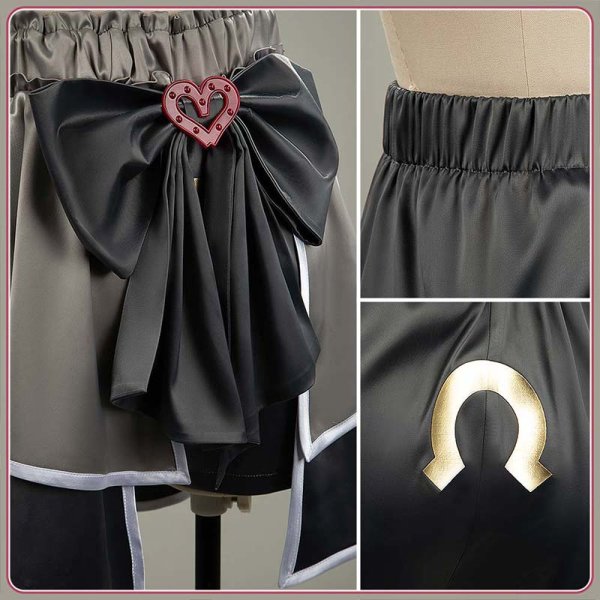 画像9: 【25％OFF】ウマ娘プリティーダービー 「めにしゅき ラッシュっしゅ！」 4周年ライブ衣装 コスプレ衣装 グレーバージョン (9)