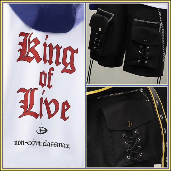 画像9: 【25％OFF】バーチャルYouTuber Vtuber 卯月コウ 宇宙コンセプト新衣装 コスプレ衣装 (9)