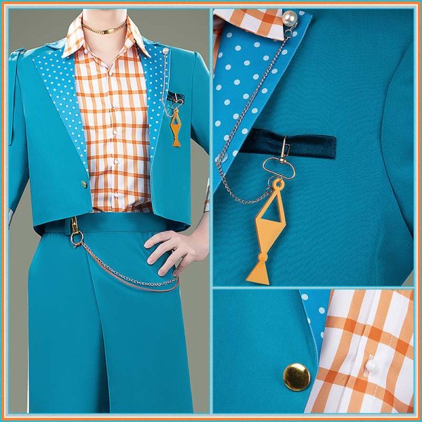 画像5: 【25％OFF】バーチャルYouTuber Vtuber Speciale 1st Anniversary 渚トラウト コスプレ衣装 (5)