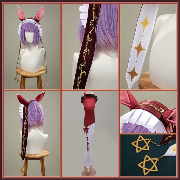 画像9: ウマ娘プリティーダービー レッドディザイア 勝負服 コスプレ衣装 (9)