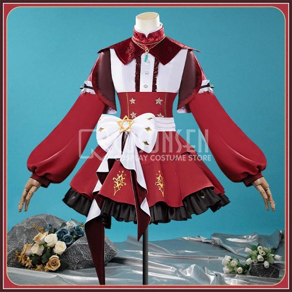 画像2: ウマ娘プリティーダービー レッドディザイア 勝負服 コスプレ衣装 (2)