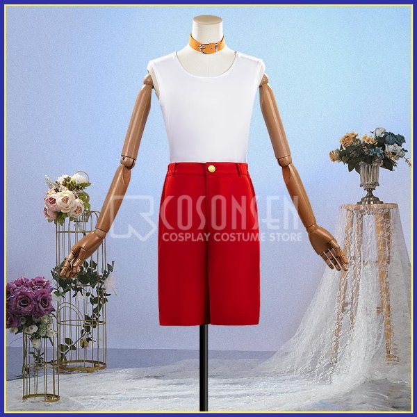 画像4: あんスタ風 『クマクマレスＱ』 仁兎 姫宮 遊木 月永 カンナ ルーム衣装 コスプレ衣装 (4)