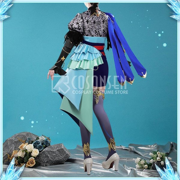 画像3: ウマ娘プリティーダービー [氷結晶の静域] アドマイヤグルーヴ 勝負服 コスプレ衣装 (3)