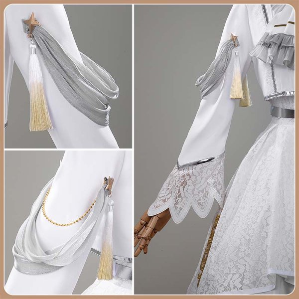 画像7: 【25%OFF】ウマ娘 プリティーダービー 雪白の夢路 ドリームジャーニー クリスマス衣装 コスプレ衣装 (7)