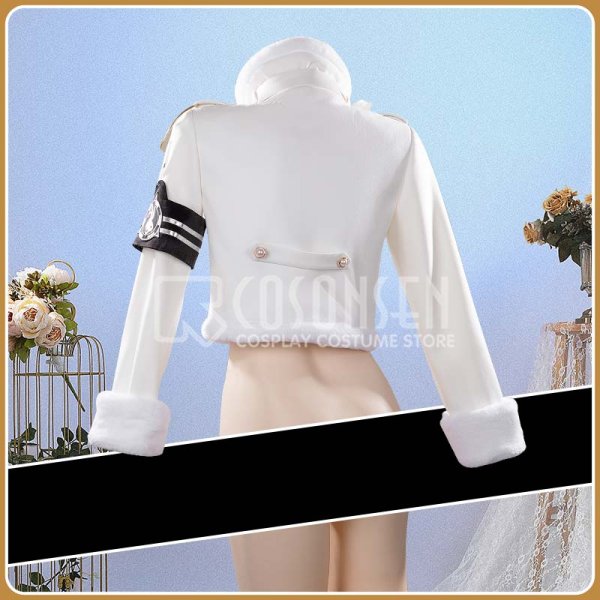 画像3: 【25％OFF】勝利の女神 NIKKE ニケ ブラン フォーチュンエクスプレス コスプレ衣装 (3)