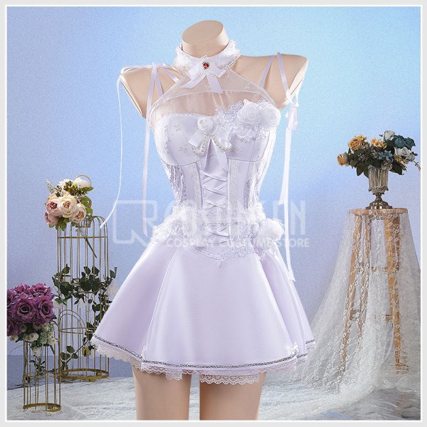 画像2: 【25％OFF】勝利の女神 NIKKE ニケ アリス メルヘンドリ一ム コスプレ衣装 (2)