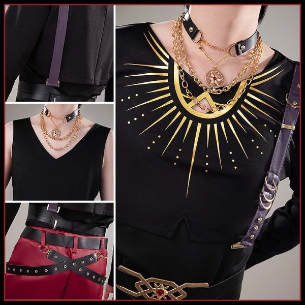 画像11: 【25%OFF】バーチャルYouTuber Vtuber 渡会雲雀 IMPACT太陽組 グッズ衣装 コスプレ衣装 (11)