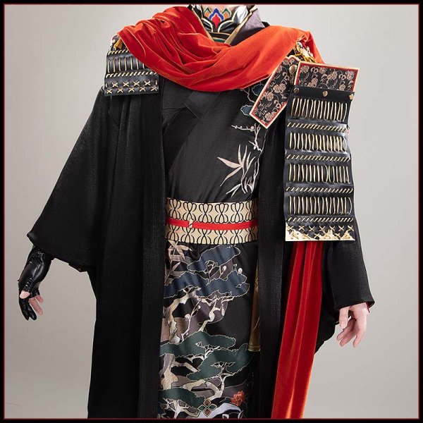 画像6: 【20％OFF】刀剣乱舞 とうらぶ 新刀剣男士 太刀 三郎国宗 コスプレ衣装（肩鎧なし） (6)