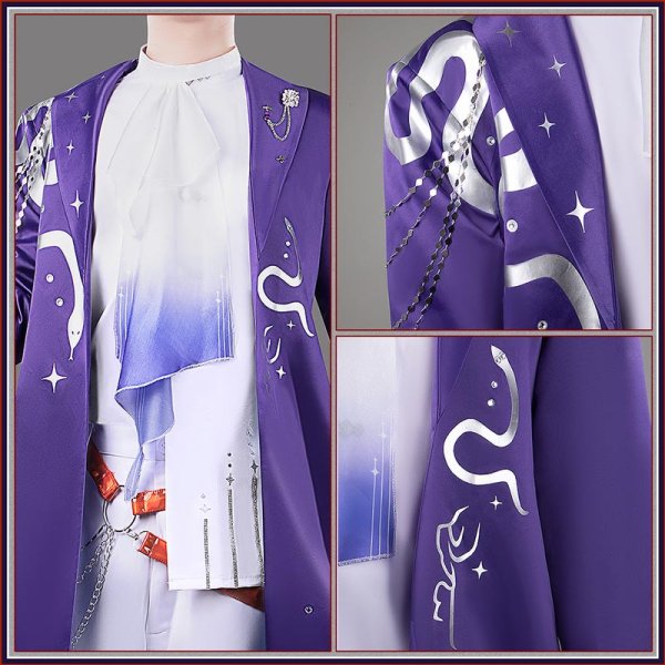 画像5: 【20%OFF】バーチャルYouTuber Vtuber 魁星 IMPACT月組 グッズ衣装 コスプレ衣装 (5)