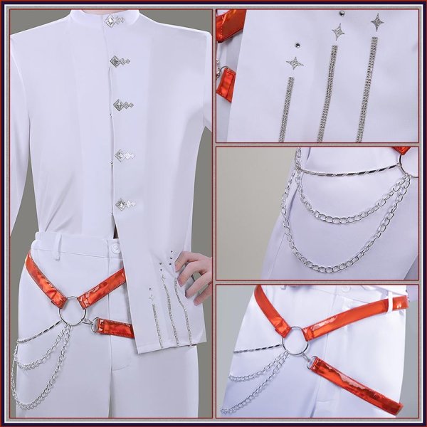 画像7: 【20%OFF】バーチャルYouTuber Vtuber 魁星 IMPACT月組 グッズ衣装 コスプレ衣装 (7)