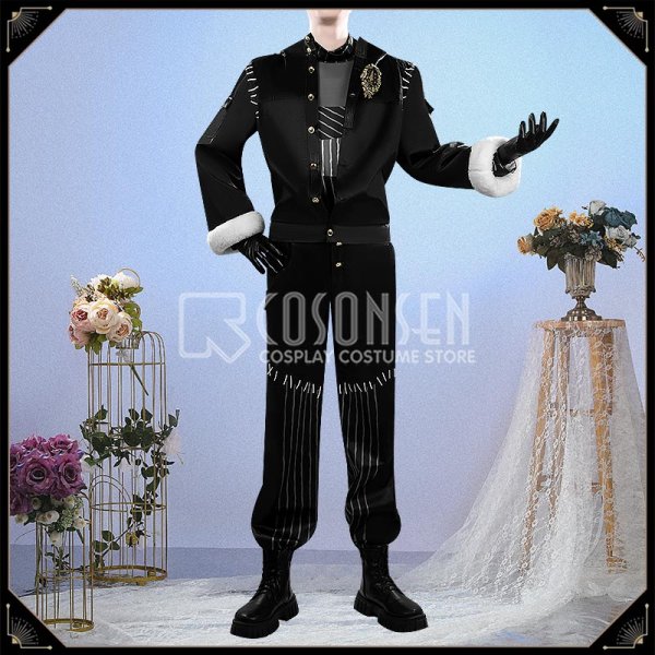 画像2: 【25%OFF】ツイステ風 「Lost in the Book〜初めてのクリスマス〜」 エース コスプレ衣装 (2)