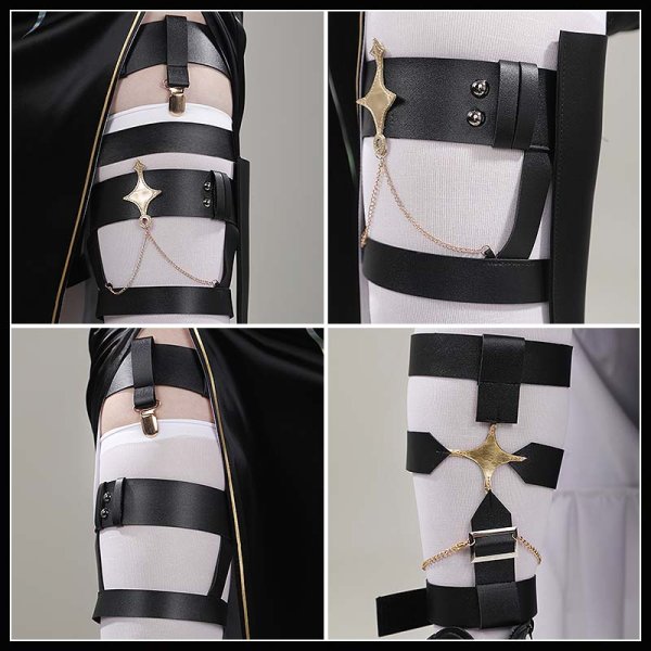 画像11: 【20%OFF】バーチャルYouTuber Vtuber サロメ ハロウィン新衣装 コスプレ衣装 (11)