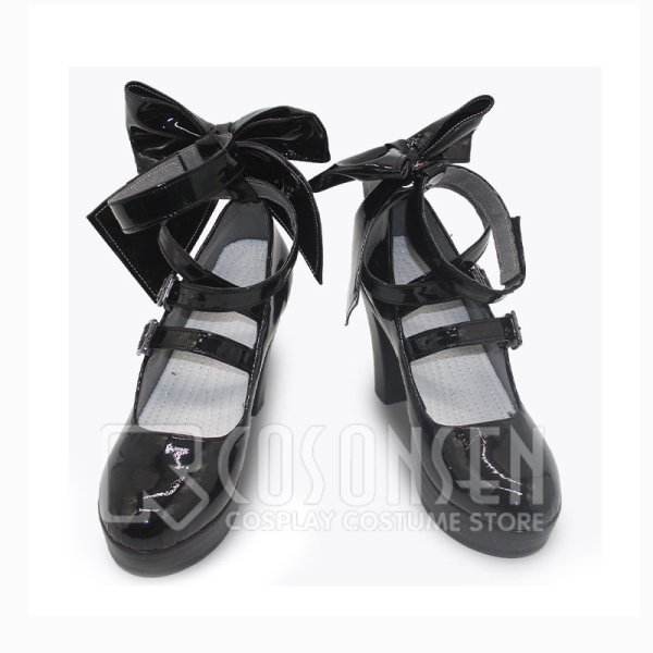 画像1: ホロライブ hololive VTuber 儒烏風亭らでん コスプレ靴 (1)