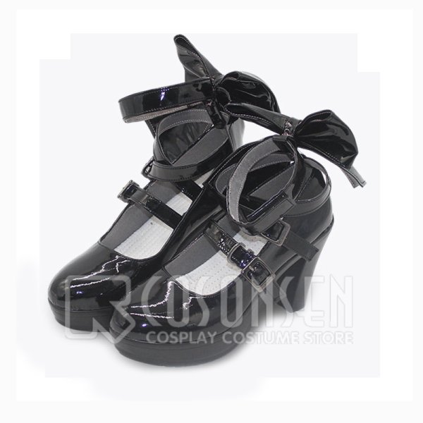 画像2: ホロライブ hololive VTuber 儒烏風亭らでん コスプレ靴 (2)
