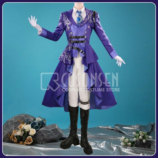 画像2: 【20%OFF】バーチャルYouTuber Vtuber 四季凪アキラ IMPACT月組 グッズ衣装 コスプレ衣装 (2)