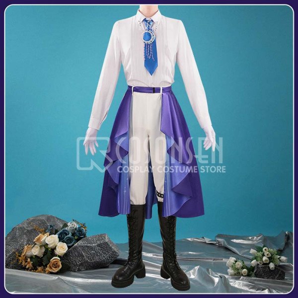 画像4: 【20%OFF】バーチャルYouTuber Vtuber 四季凪アキラ IMPACT月組 グッズ衣装 コスプレ衣装 (4)