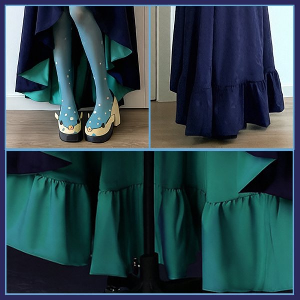 画像7: 【25％OFF&35-45日間発送予定】超かぐや姫! 月見ヤチヨ コスプレ衣装（ぬいぐるみなし） (7)