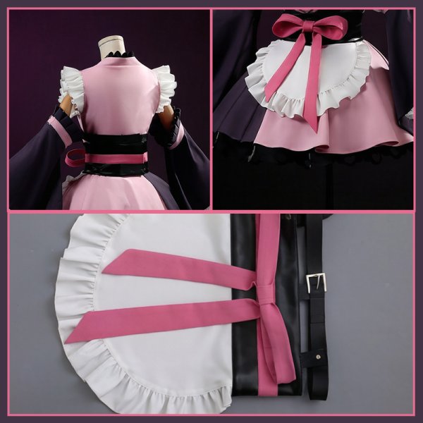 画像8: 【25％OFF&35-45日間発送予定】超かぐや姫! 駒沢乃依 コスプレ衣装（耳、尻尾なし） (8)