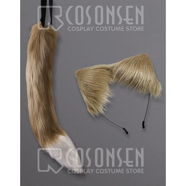 画像2: 超かぐや姫! 酒寄彩葉 耳と尻尾 コスプレ道具 (2)