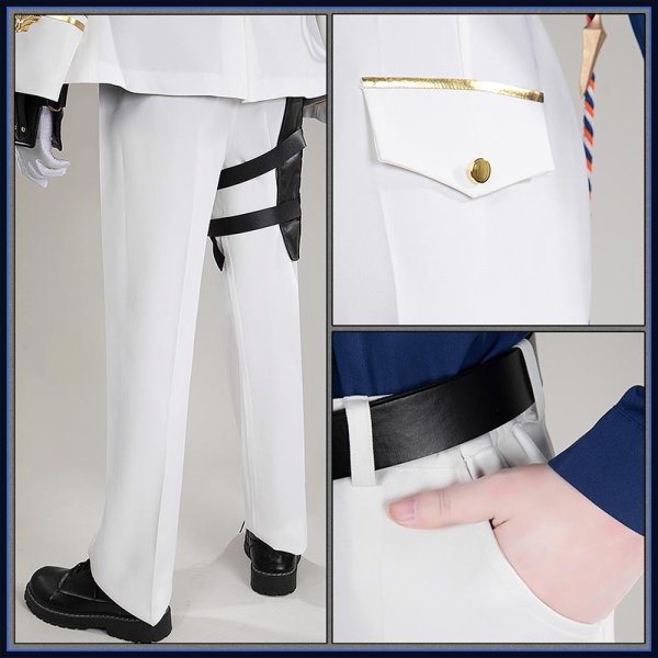 画像8: 刀剣乱舞 とうらぶ 新刀剣男士 打刀 二筋樋貞宗 コスプレ衣装 (8)