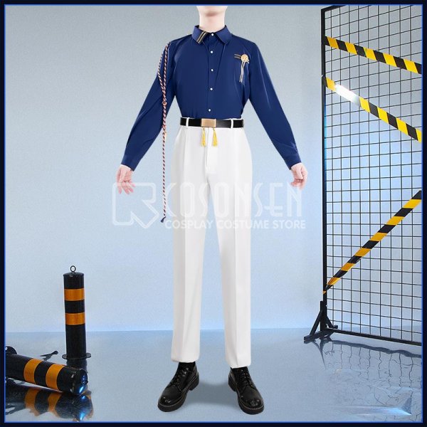 画像5: 刀剣乱舞 とうらぶ 新刀剣男士 打刀 二筋樋貞宗 コスプレ衣装 (5)