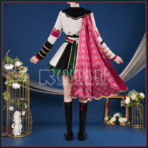 画像3: 【25%OFF】ウマ娘 プリティーダービー マルシュロレーヌ 勝負服 コスプレ衣装 (3)