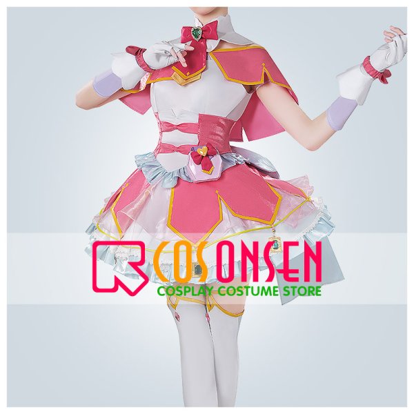 名探偵プリキュア キュアミスティック風 コスプレ衣装 名探偵プリキュア！ キュアミスティック コスプレ衣装