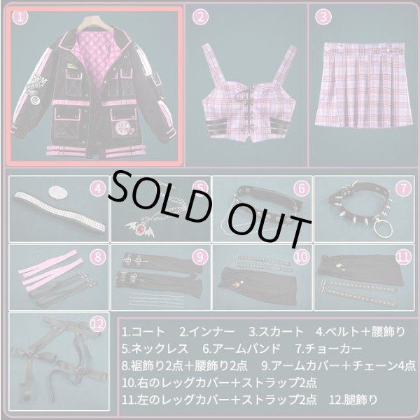 画像2: バーチャルYouTuber Vtuber 魔界ノりりむ 宇宙コンセプト新衣装 コートのみ バラ売り＆修正 (2)