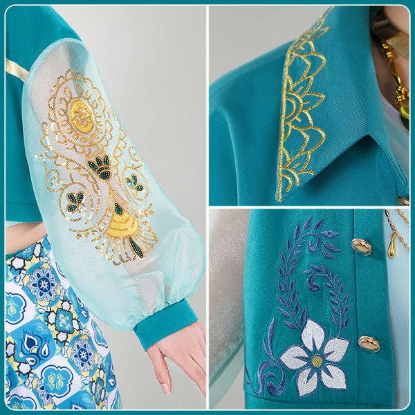 画像7: 【25%OFF】ツイステ風 デュナミーナ寮 ミナジール・ティラージャ コスプレ衣装 (7)