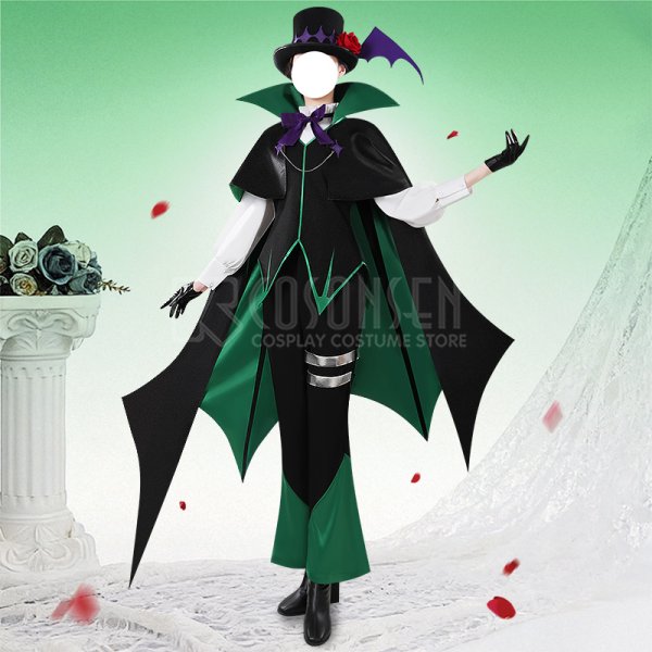 画像2: 名探偵プリキュア！ 怪盗団ファントム ニジー コスプレ衣装 (2)
