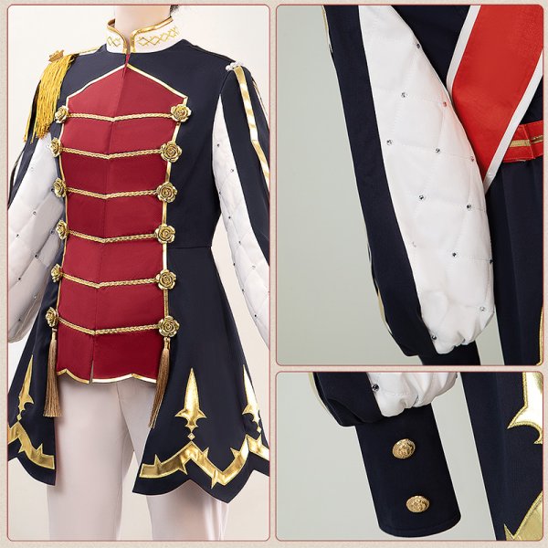 画像8: 【25％OFF】ウマ娘 プリティーダービー ローズキングダム 勝負服 コスプレ衣装 (8)