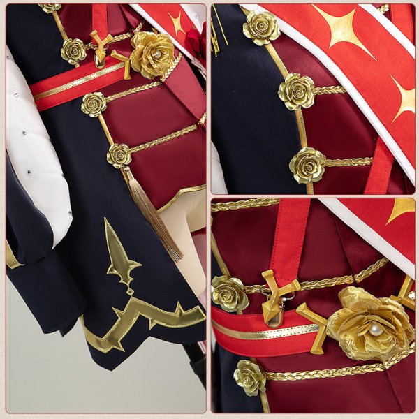 画像7: 【25％OFF】ウマ娘 プリティーダービー ローズキングダム 勝負服 コスプレ衣装 (7)