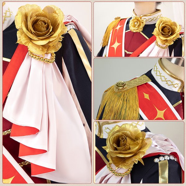 画像6: 【25％OFF】ウマ娘 プリティーダービー ローズキングダム 勝負服 コスプレ衣装 (6)