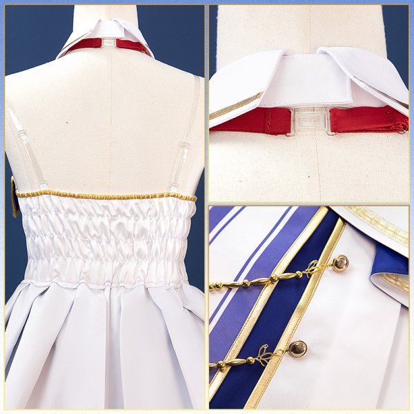 画像8: 【25％OFF】ウマ娘 プリティーダービー ヴィクトワールピサ 勝負服 コスプレ衣装 (8)