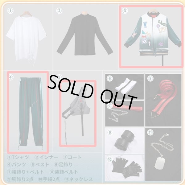 画像2: バーチャルYouTuber Vtuber 魁星 新衣装 コスプレ衣装 コート、パンツとベストのみ バラ売り (2)