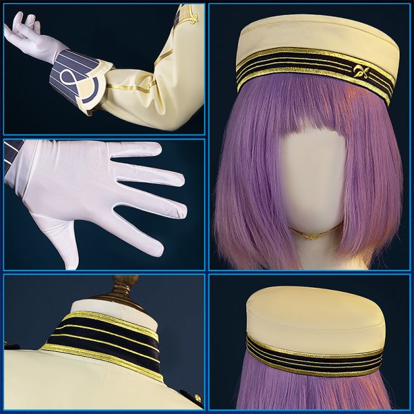 画像7: 【20％OFF】バーチャルYouTuber Vtuber 男性A バニラカラー コラボ共通衣装 コスプレ衣装 (7)