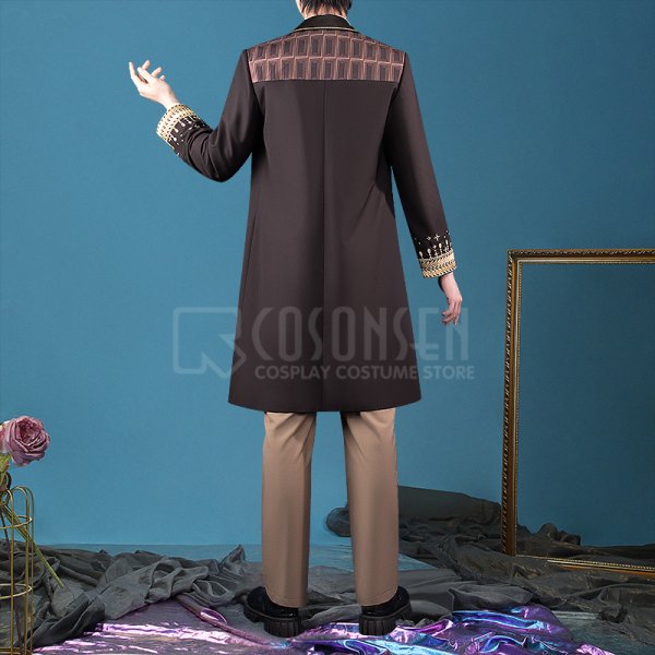 画像3: 【25％OFF】ツイステ風 [ラ・ボンボニエール] アズール コスプレ衣装 (3)