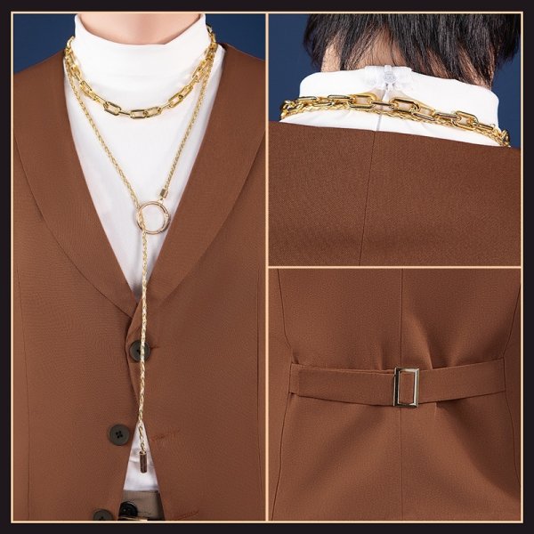 画像7: 【25％OFF】ツイステ風 [ラ・ボンボニエール] アズール コスプレ衣装 (7)