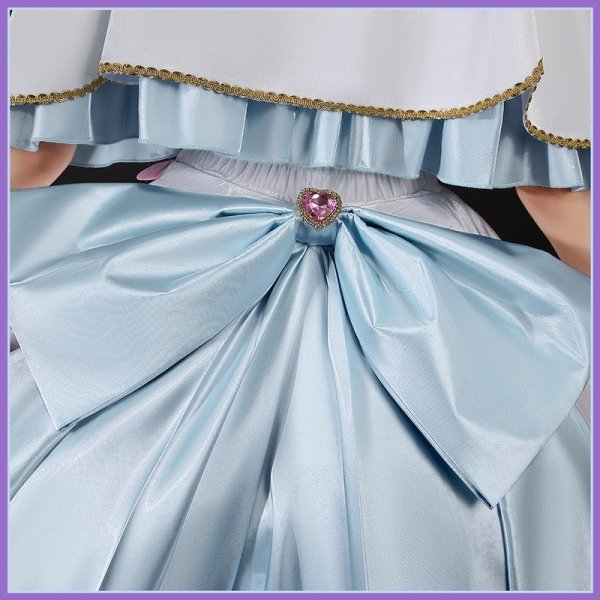 画像10: 【25％OFF】名探偵プリキュア！ 真実を照らす白き光 キュアアルカナ コスプレ衣装 (10)