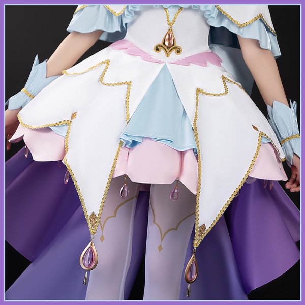 画像6: 【25％OFF】名探偵プリキュア！ 真実を照らす白き光 キュアアルカナ コスプレ衣装 (6)