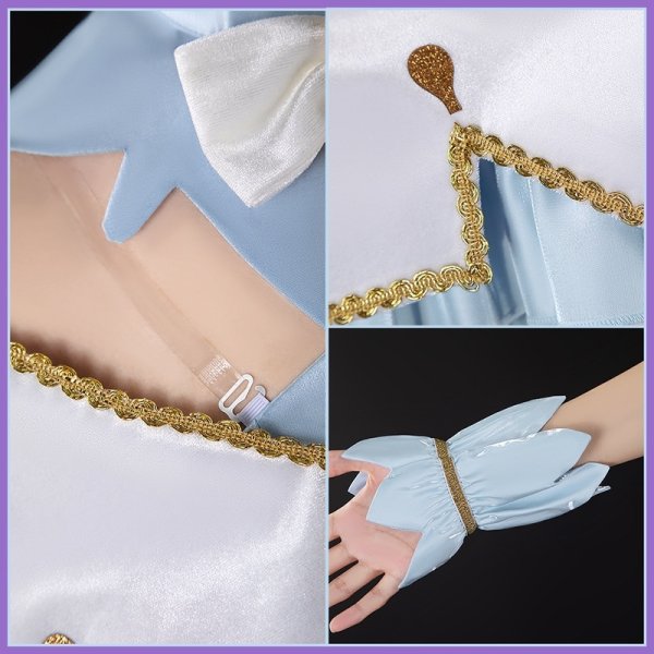 画像14: 【25％OFF】名探偵プリキュア！ 真実を照らす白き光 キュアアルカナ コスプレ衣装 (14)