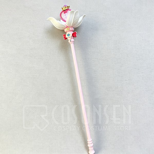 画像1: 名探偵プリキュア 真実を照らす白き光 キュアアルカナ 魔法杖 コスプレ道具 (1)