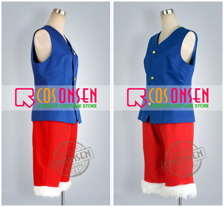 画像: ONE PIECE　ワンピース　モンキー・D・ルフィ　コスプレ衣装