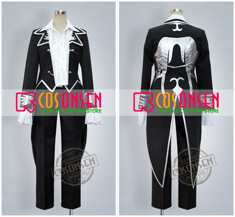 画像: コードギアス　反逆のルルーシュR2　スザク　ED服（黒）　コスプレ衣装　