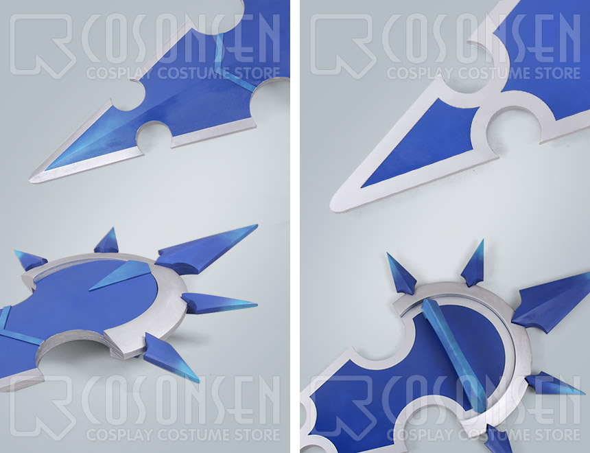 画像: キングダムハーツII　KINGDOM HEARTS KH 2：XIII機関（13機関） 凍てつく学究 ヴィクセン Vexen  盾 コスプレ道具 100cm